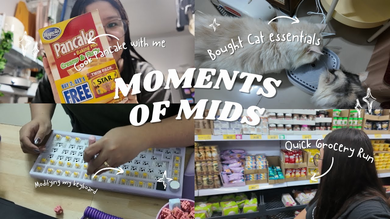CUSTOMIZED MY KEYBOARD, CAT ESSENTIALS HAUL, NEW BED FRAME, GROCERY - M.O.M DIARIES VOLUME 6