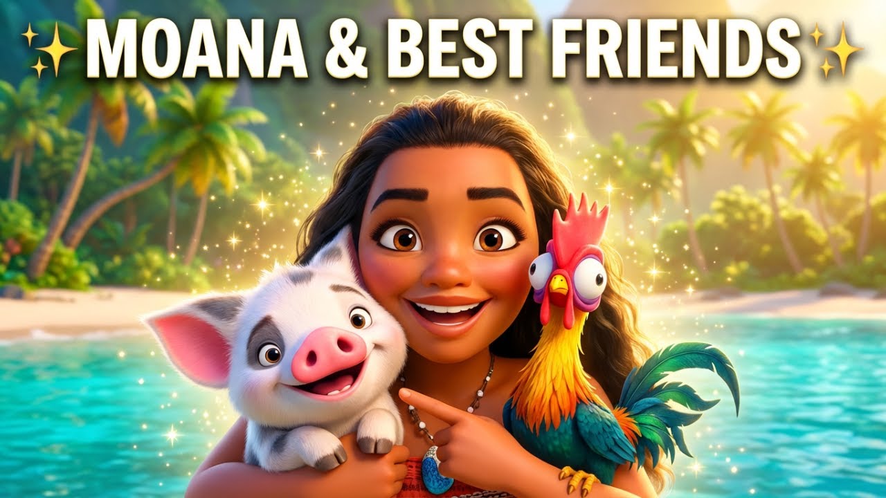 ВЕСЕЛЫЕ островные приключения Моаны с Пуа и Хейхеем! #moana2 #moanainspired
