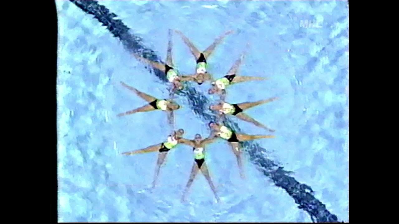 2004 Athens OG Synchro Team Tech(Artistic Swimming) - USA