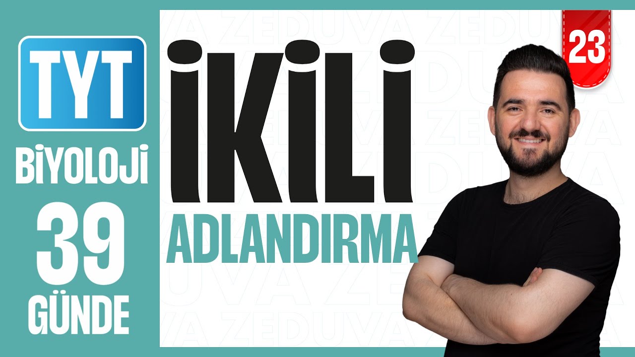 İkili Adlandırma Konu Anlatımı | 39 GÜNDE AYRINTILI TYT BİYOLOJİ KAMPI 2026-27 | 23