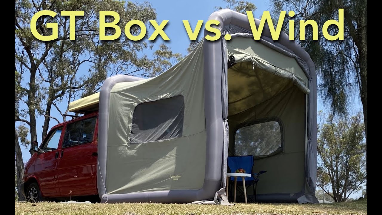 This is how the GT Box handles wind | GentleTent Australia