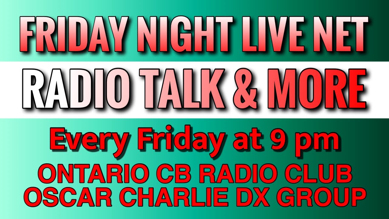 RADIO TALK & MORE - FRIDAY NIGHT LIVE NET - JOIN US