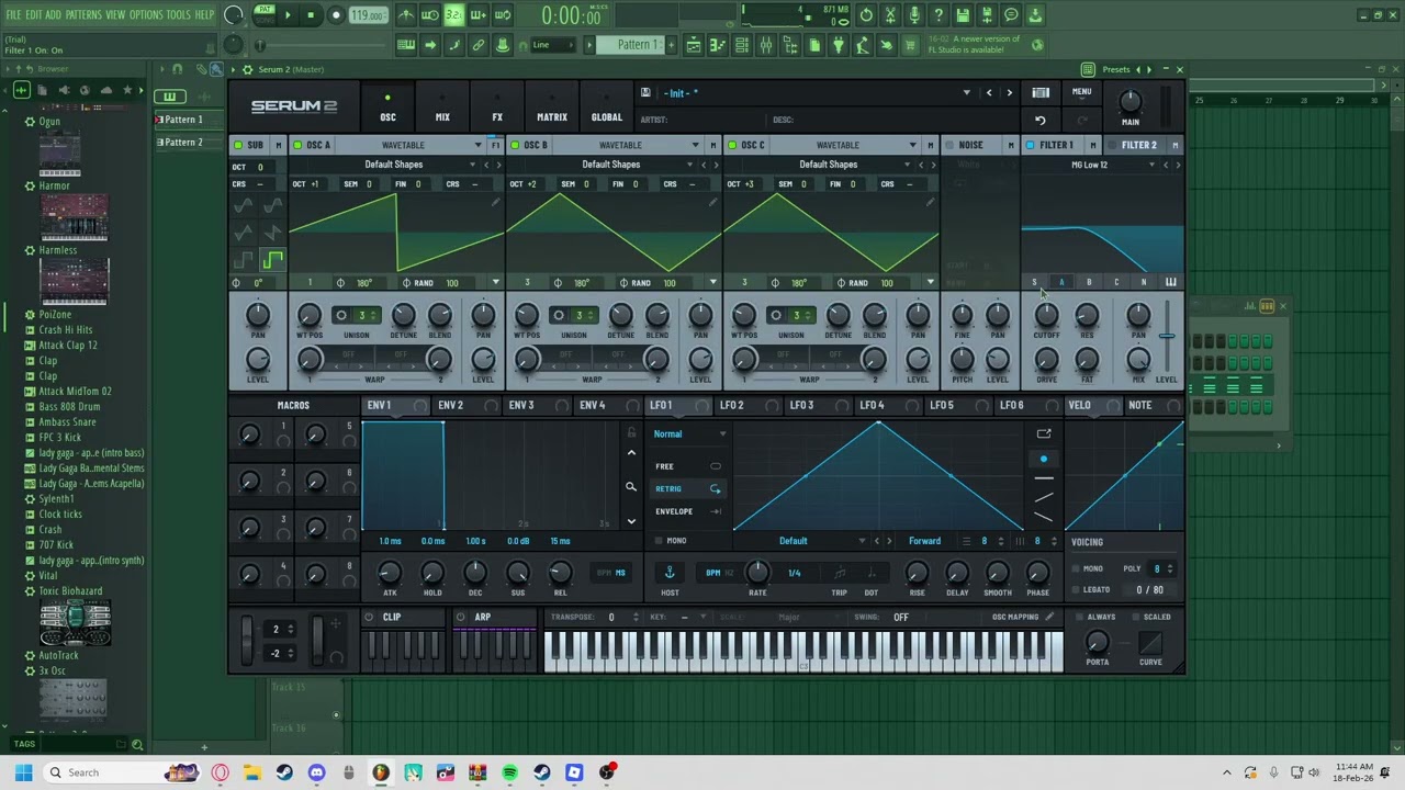How To Make ARP Bermuda in Serum 2!!