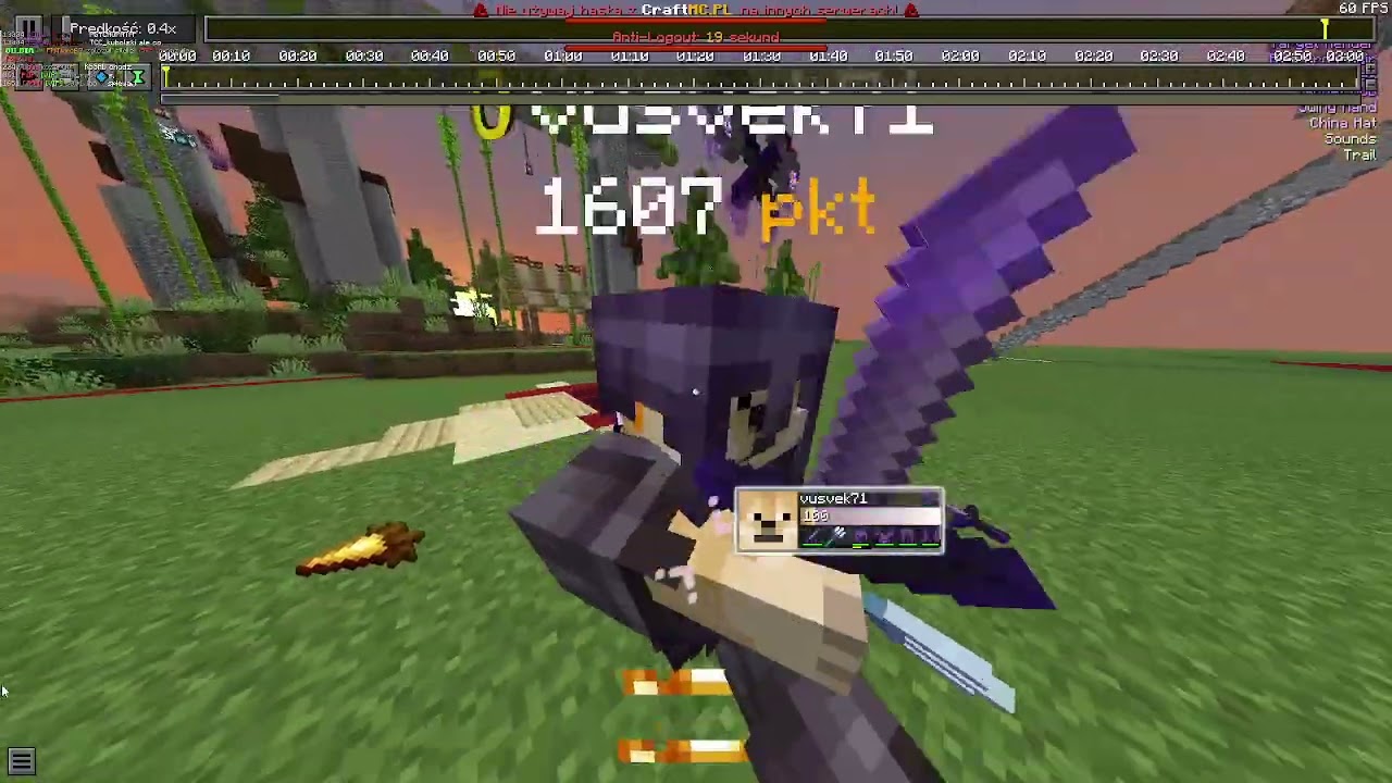 NAJCZYSTRZY GRACZ SERWERA CraftMc.pl