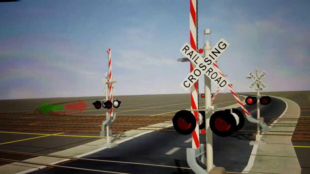 Trainz A NEW Era With Railroad Gated Crossings