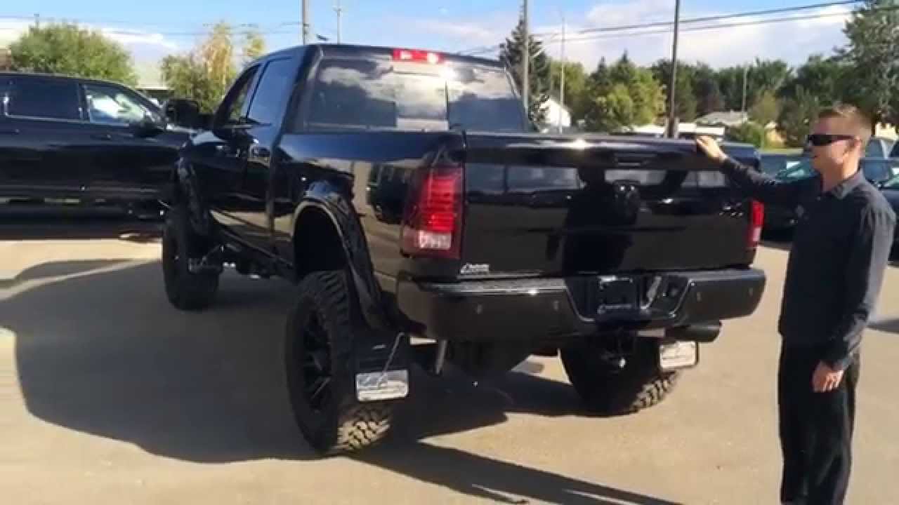 2014 Lifted Ram 3500 Laramie Black Top