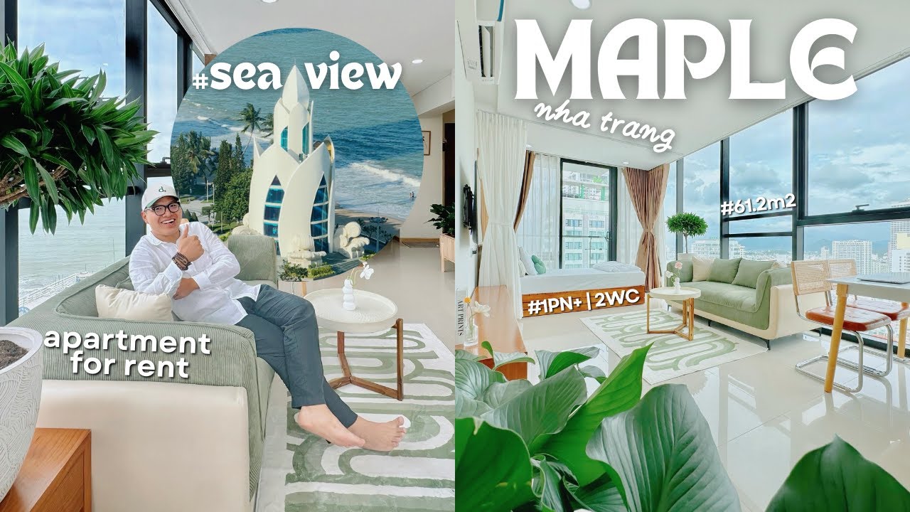 ĐỈNH NÓC CHOÁNG NGỢP Với Tầm View TRIỆU ĐÔ Căn Hộ MAPLE Nha Trang Đã Cải Tạo | APARTMENT FOR RENT
