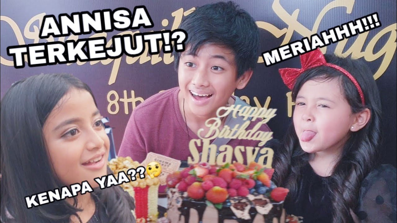 ACARA DAN KESERUAN ULANG TAHUN SASHA🎂🎂🥳🥳!!