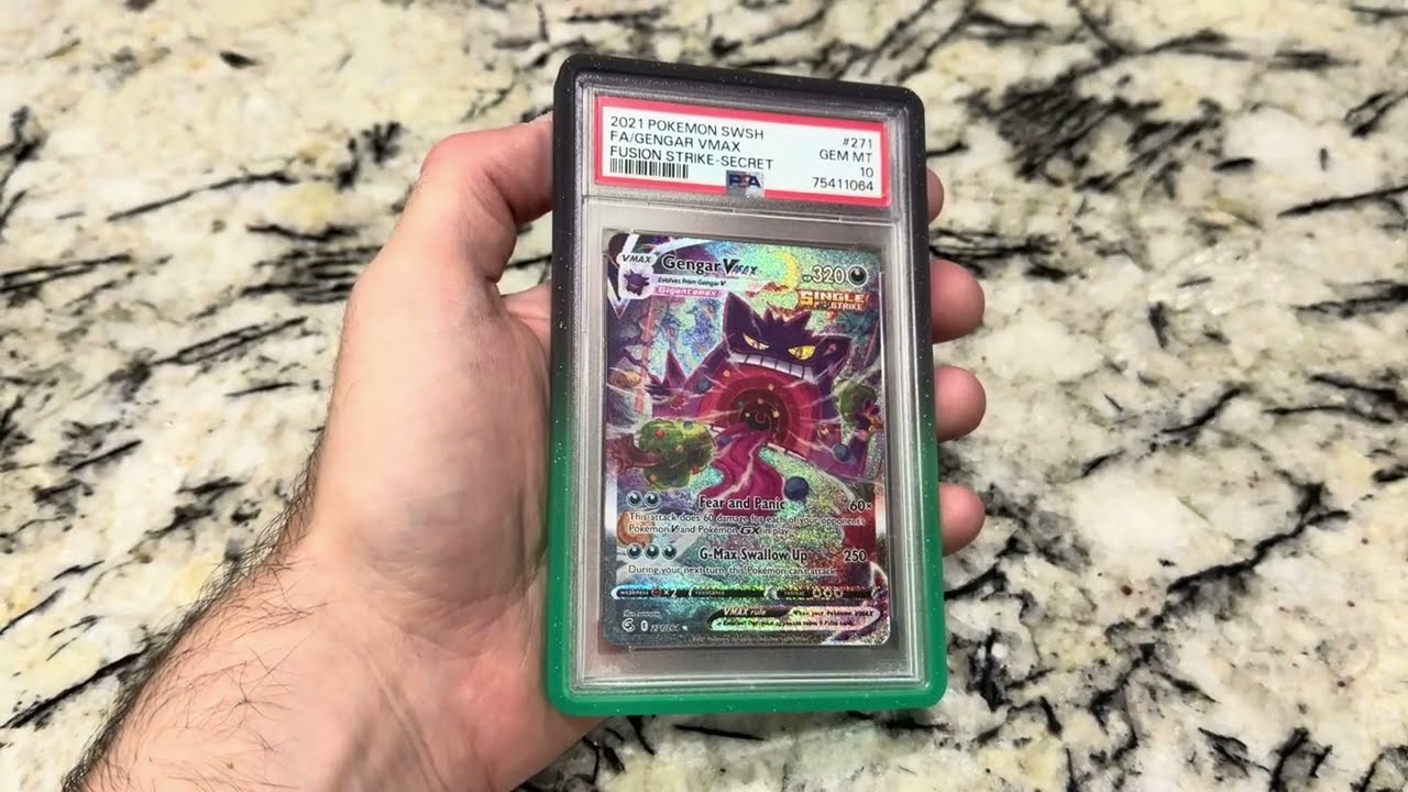 My PSA 10 Gengar Vmax Alternate Art Has Imperfections. Be careful when buying! #pokemoncards 