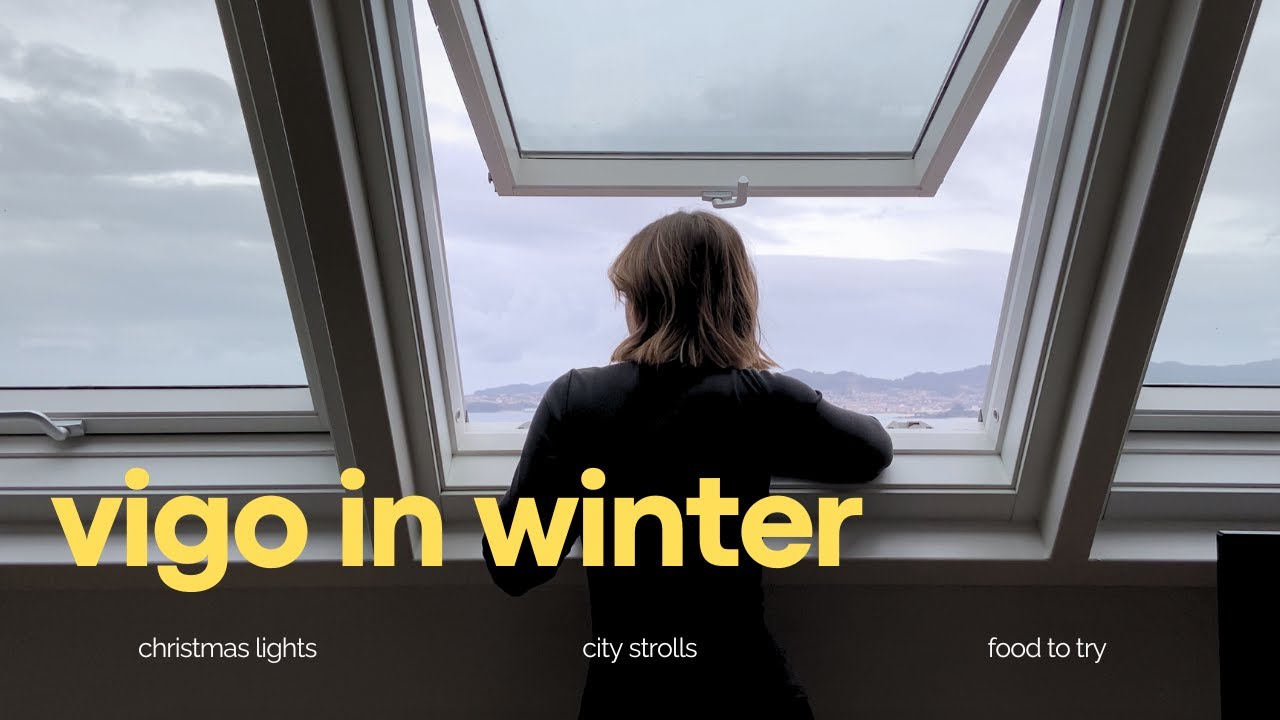 Exploring Vigo in winter🎄: Christmas lights | bakeries | O Castro | viaje a Vigo | Luces de Navidad