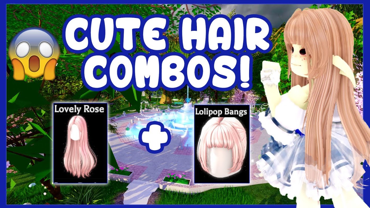 CUTE HAIR COMBOS IN ROYALE HIGH! 💓