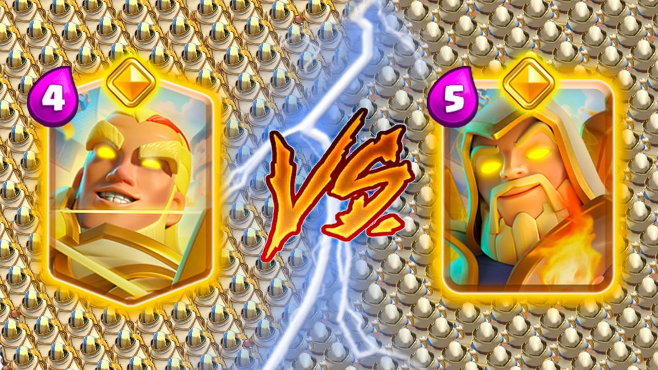 HERO MAGIC ARCHER Vs HERO WIZARD - Clash Royale Challenge