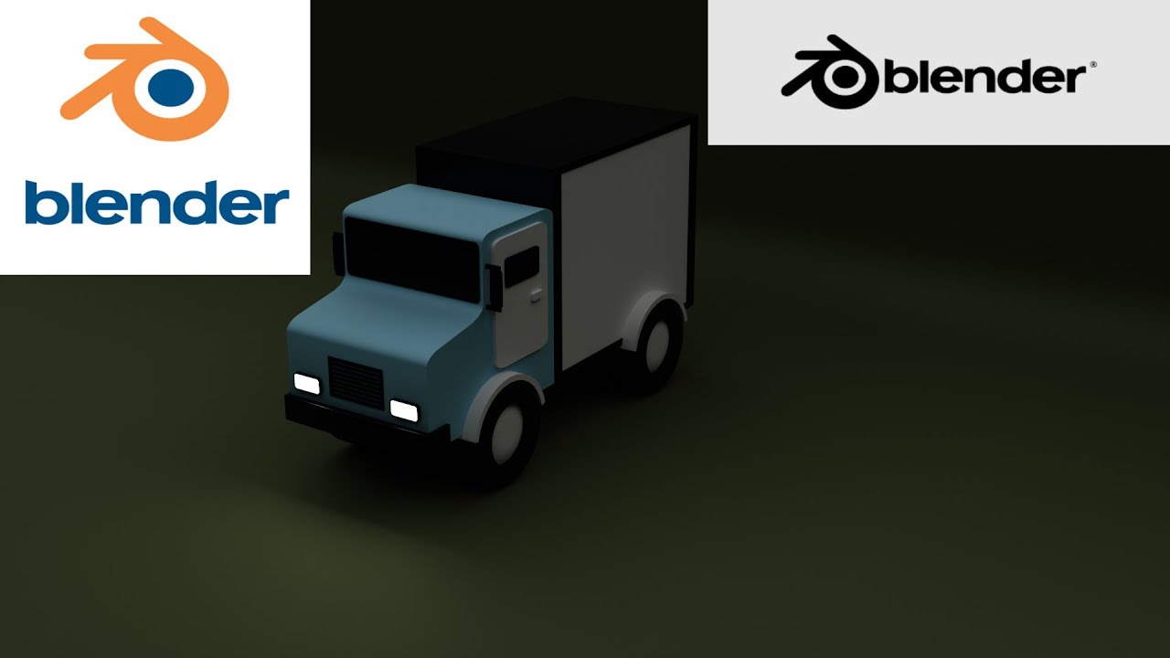 How to make a low poly truck in blender 3.2