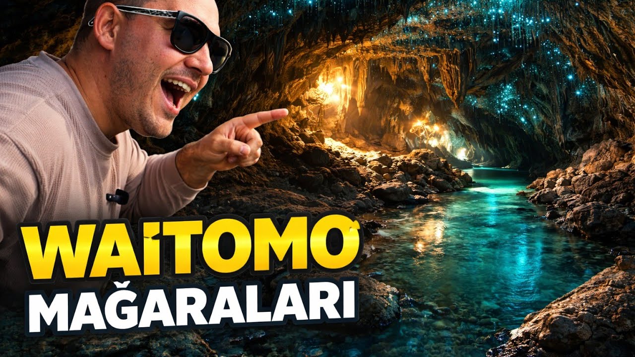 Yeni Zelanda Waitomo Mağaraları: Karanlığın İçindeki Işıklar!