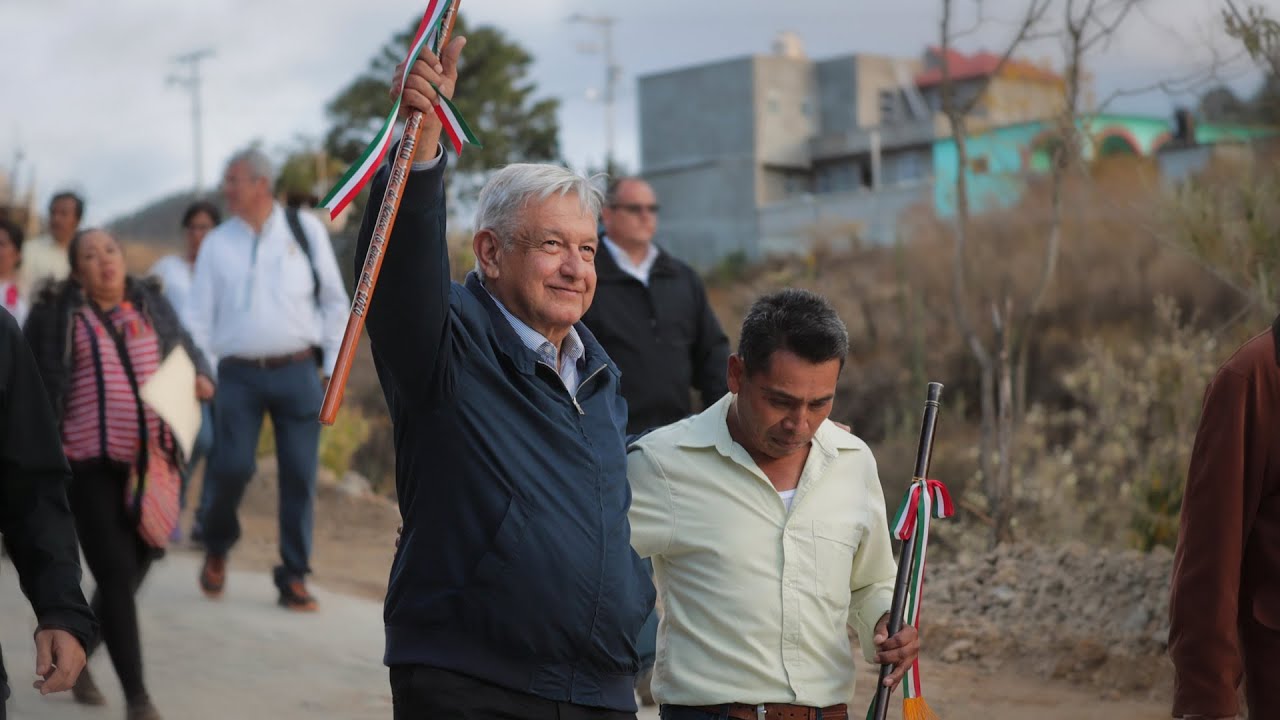 Inauguración del camino rural San Andrés Nuxiño, desde Oaxaca