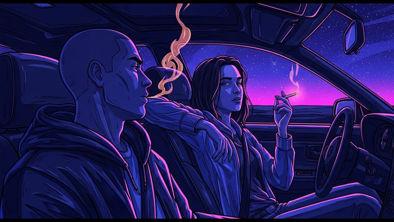 Neon Drift 420 — Smooth Streets | Chill Rap Night Drive #6 (1 Hour Mix)