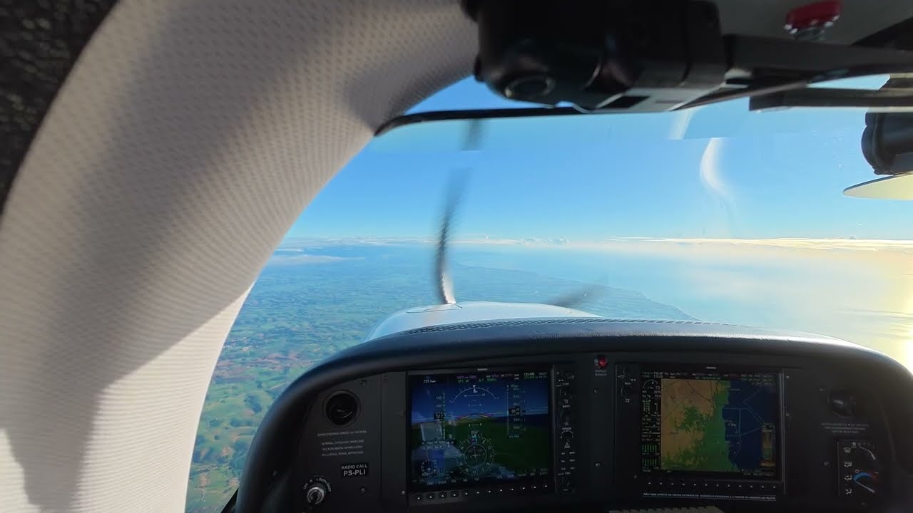 Voo Completo Cirrus SR22 de Campos dos Goytacazes para São Mateus.