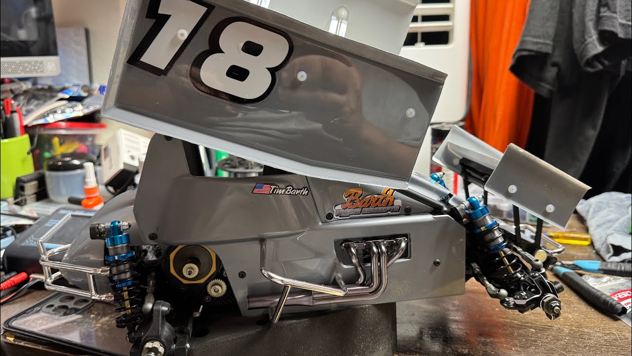A Run Through of my Losi 22s Sprint car