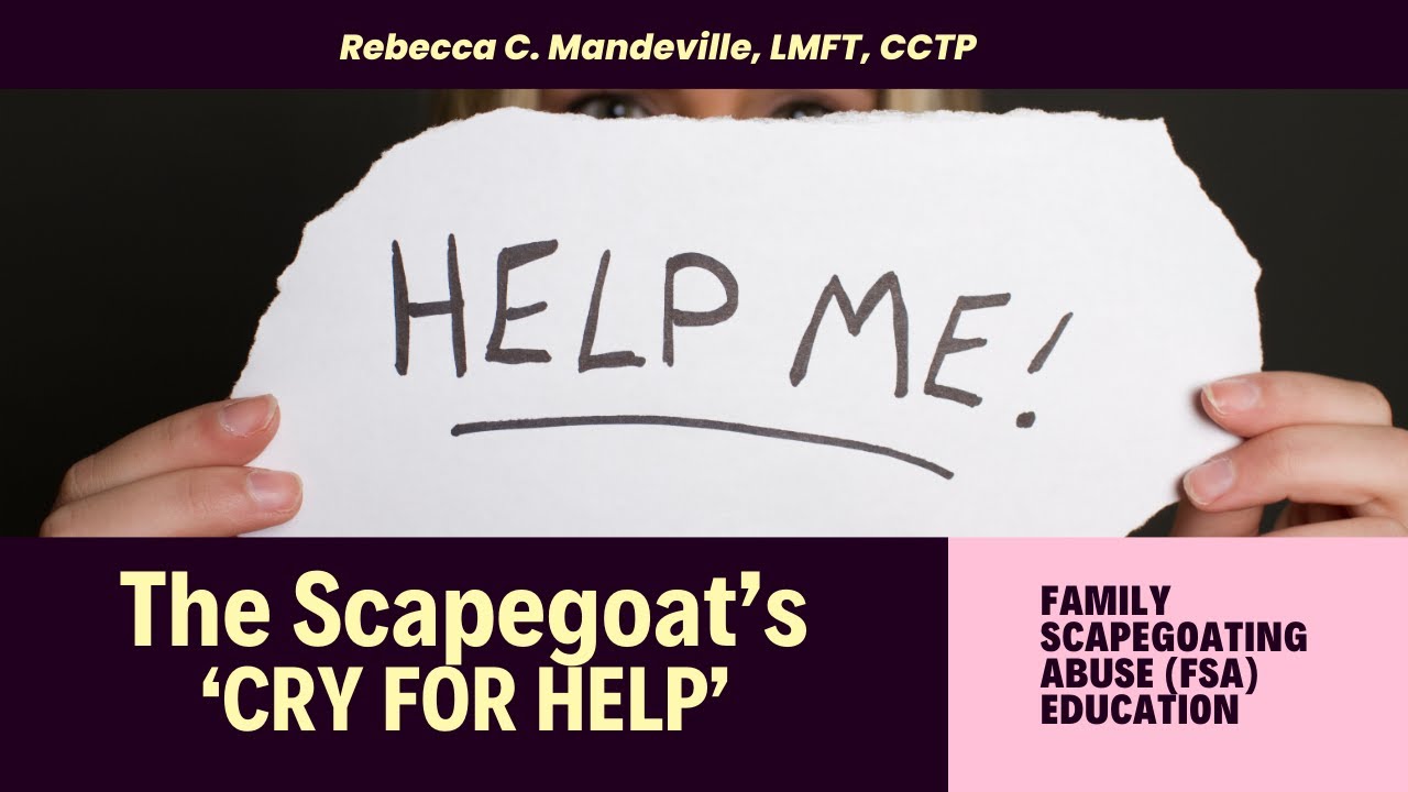 Scapegoat Abuse and the 'Cry for Help' Trauma Response  #scapegoat #narcissisticabuse  #toxicfamily