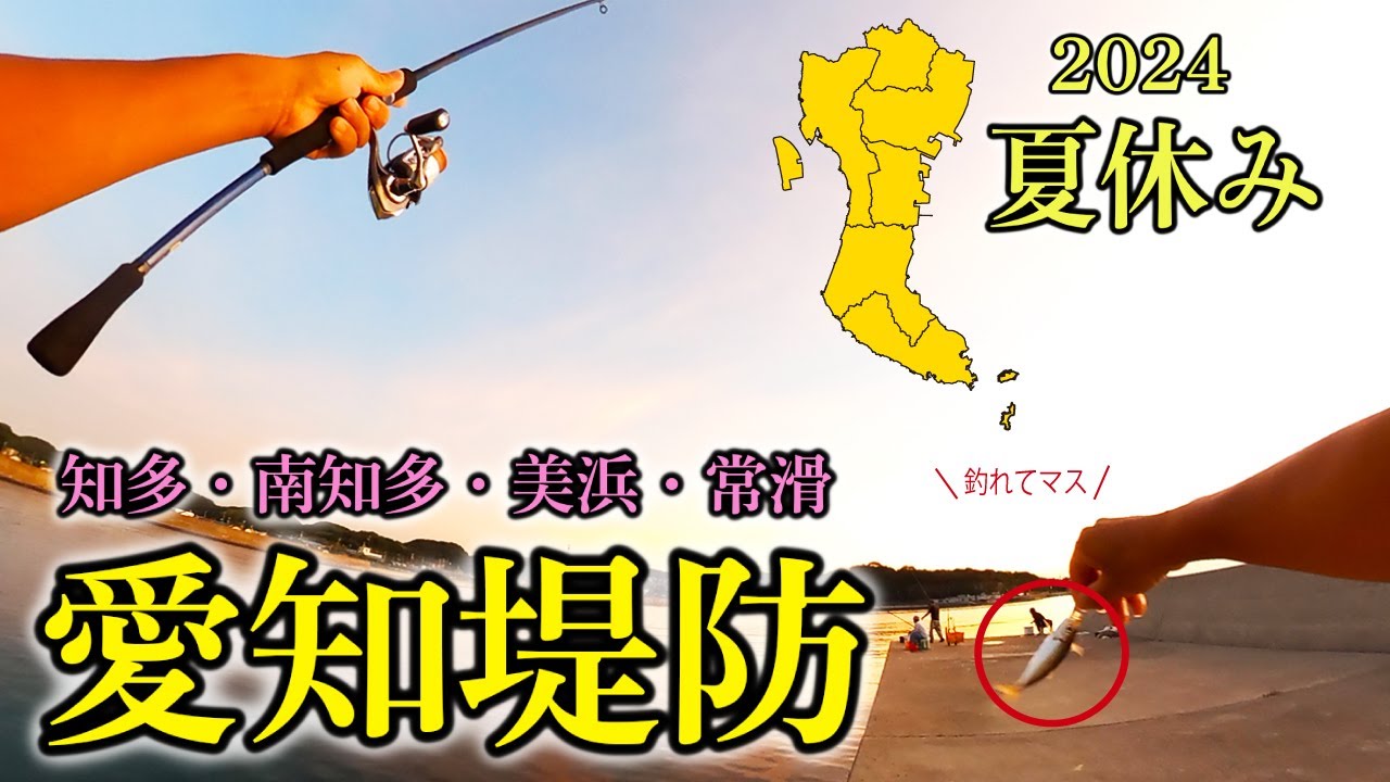 【2024夏休み】愛知の人気堤防13ヶ所を完全ガイド｜釣果UPのコツ＆失敗しない選び方！