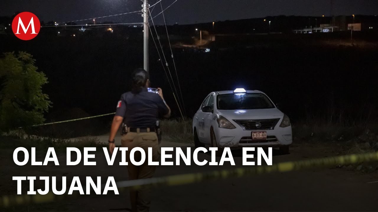 Tijuana registra cuatro homicidios en cinco horas en distintos puntos de la ciudad