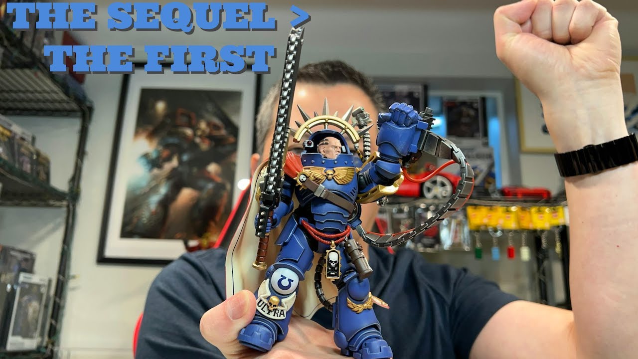Unboxing & Review of JoyToy x Warhammer 40K Ultramarines Captain in Gravis Armor Version 2