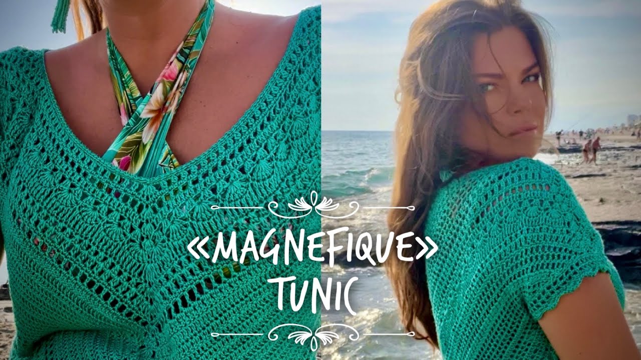 Туника «Magnefique» из 100% шелка малберри! 🔥🔥🔥 Amazing crochet top