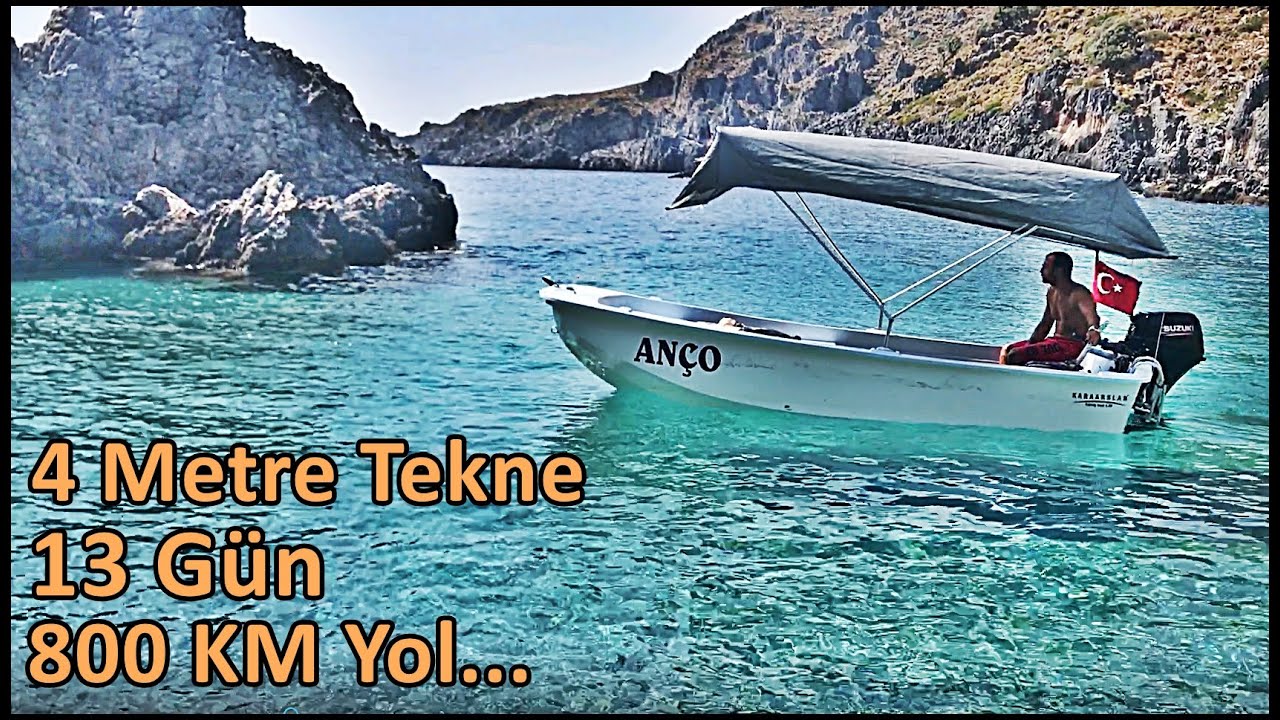 1 Hayal, 4 Metre Tekne, 800 KM Deniz Yolculuğu... Evet Yanlış Duymadınız!!!