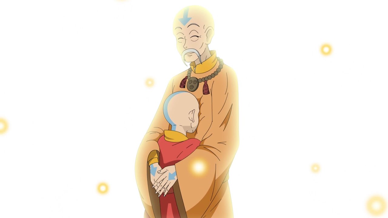 Aang and Monk Gyatso