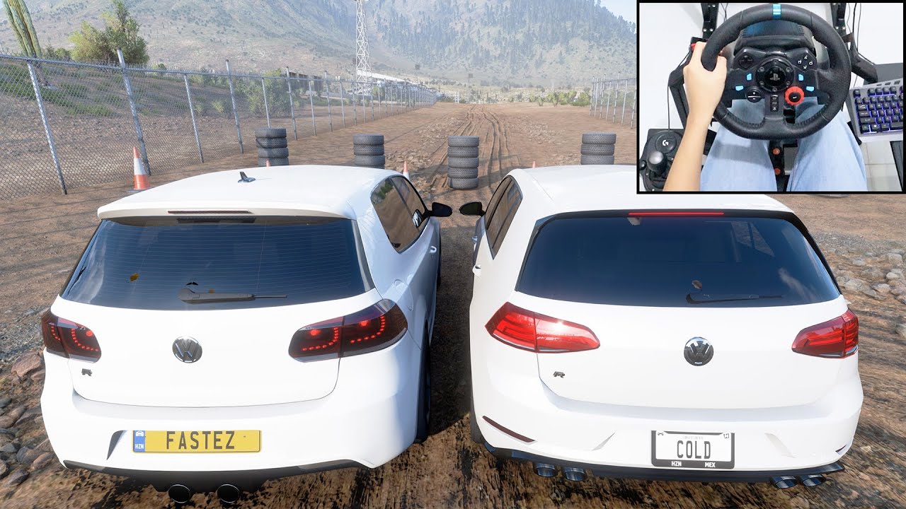 Volkswagen Golf 6 R & Volkswagen Golf R - Forza Horizon 5 | Logitech g29 + shifter gameplay