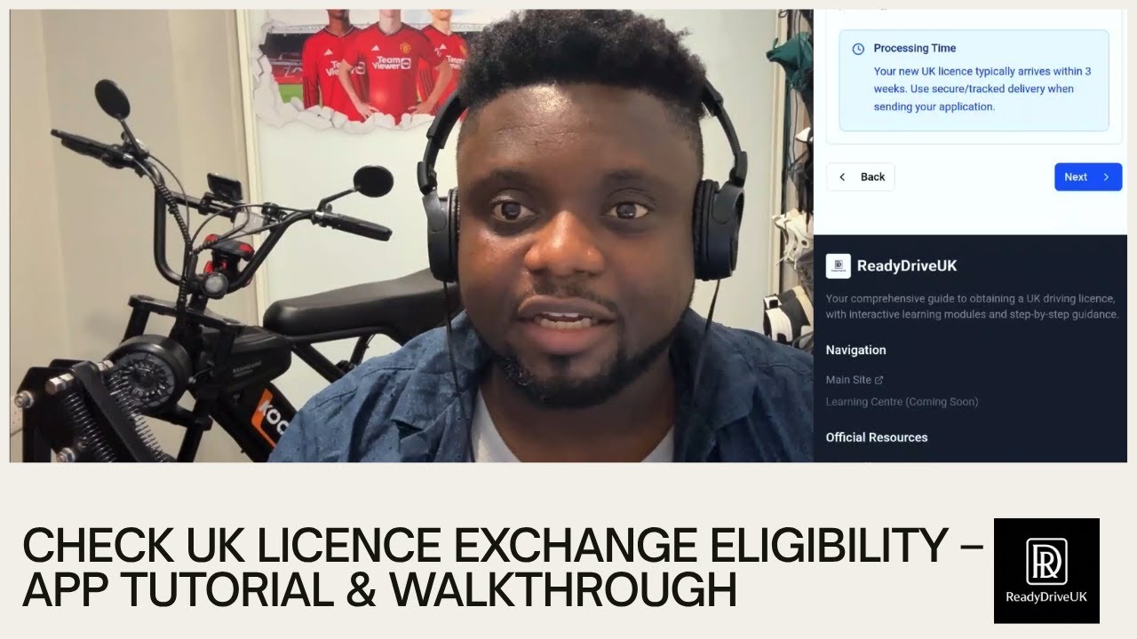 Check UK Licence Exchange Eligibility &ndash; App Tutorial & Walkthrough
