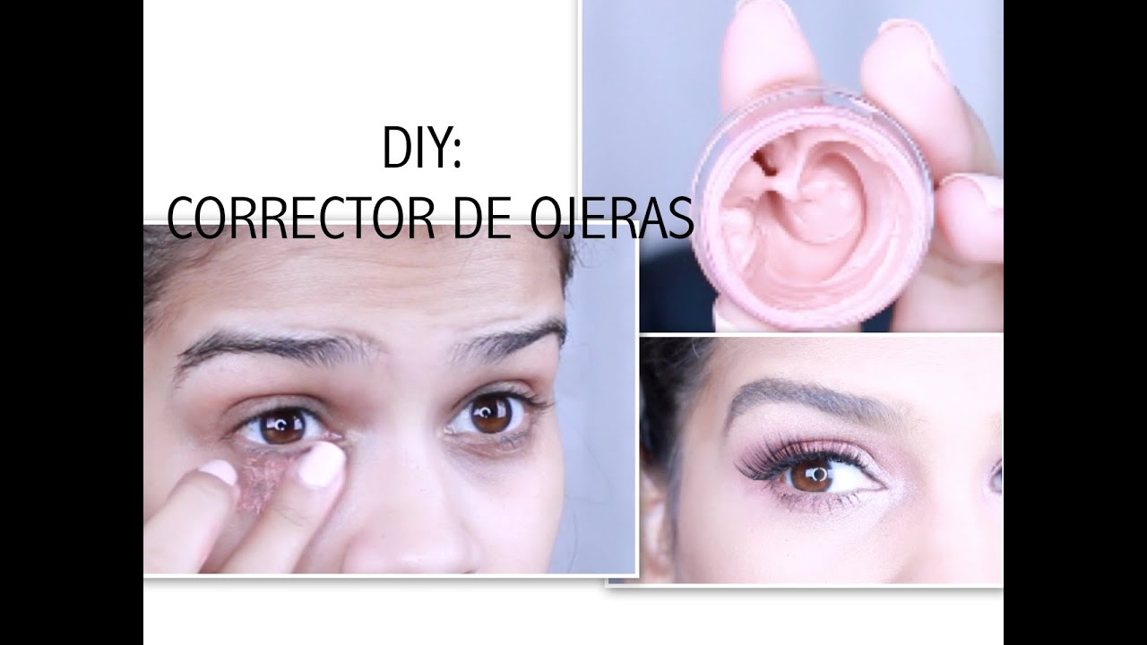 CORRECTOR DURAZNO HECHO EN CASA PARA CUBRIR OJERAS| CUBRE TUS OJERAS