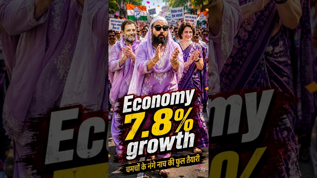 Economy 7.8 growth | नंगे नाच की फुल तैयारी | #youtubeshorts #shorts #shortvideo #funny #comedy #fun