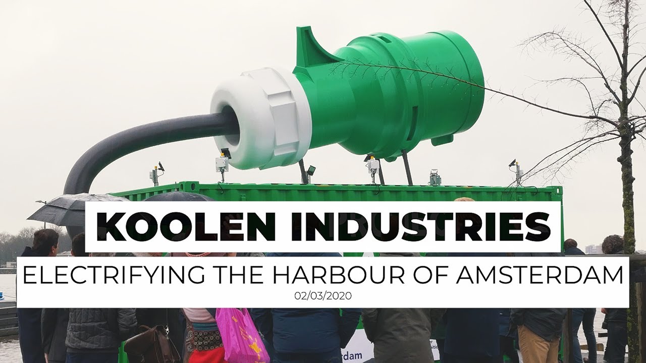 Electrifying the harbor of Amsterdam