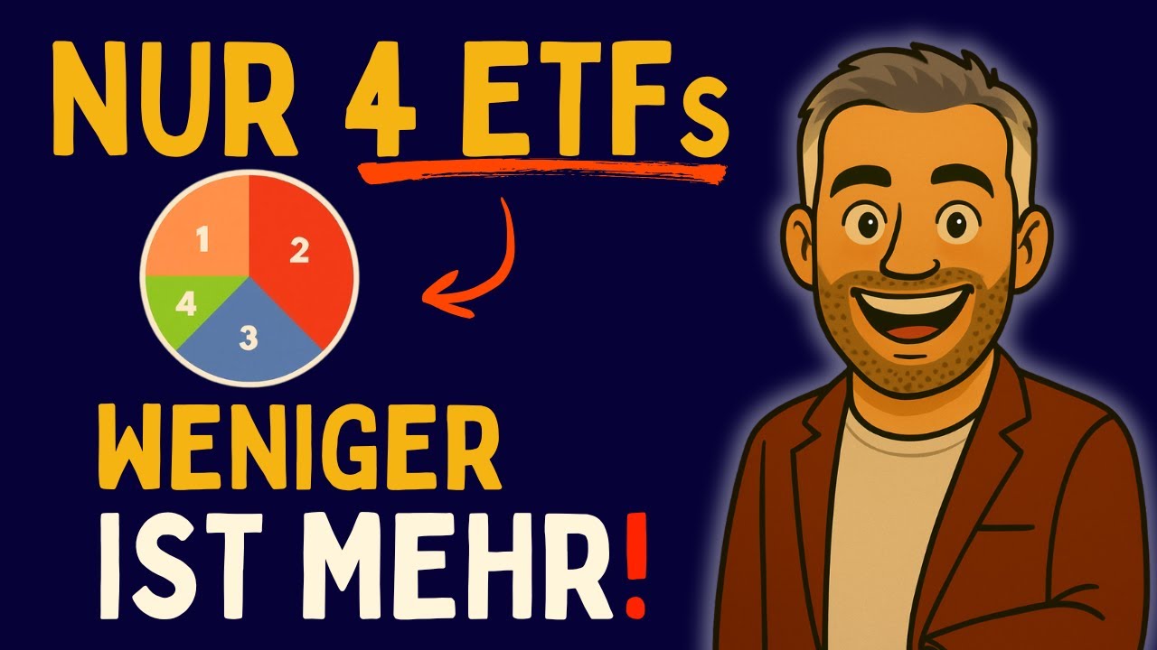 Mit diesen 4 ETFs hast du ausgesorgt – 97% denken viel zu kompliziert!