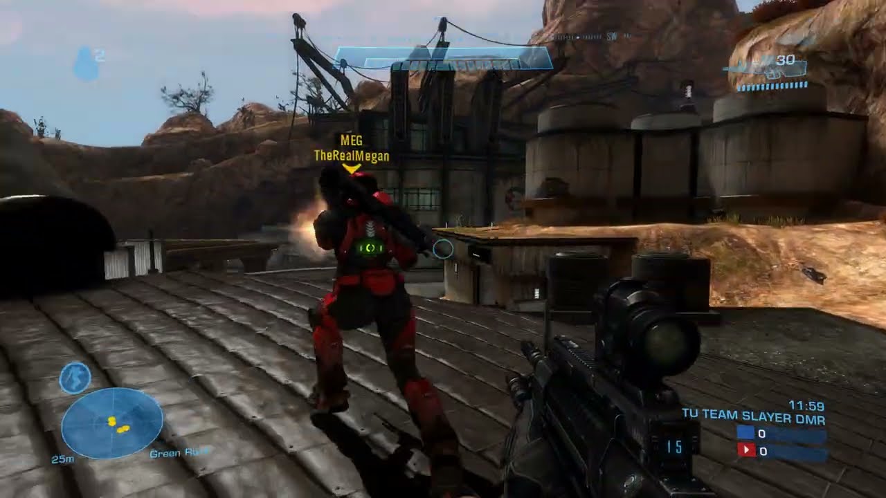 Halo: Reach - TU Team Slayer DMR ft. TheRealMegan