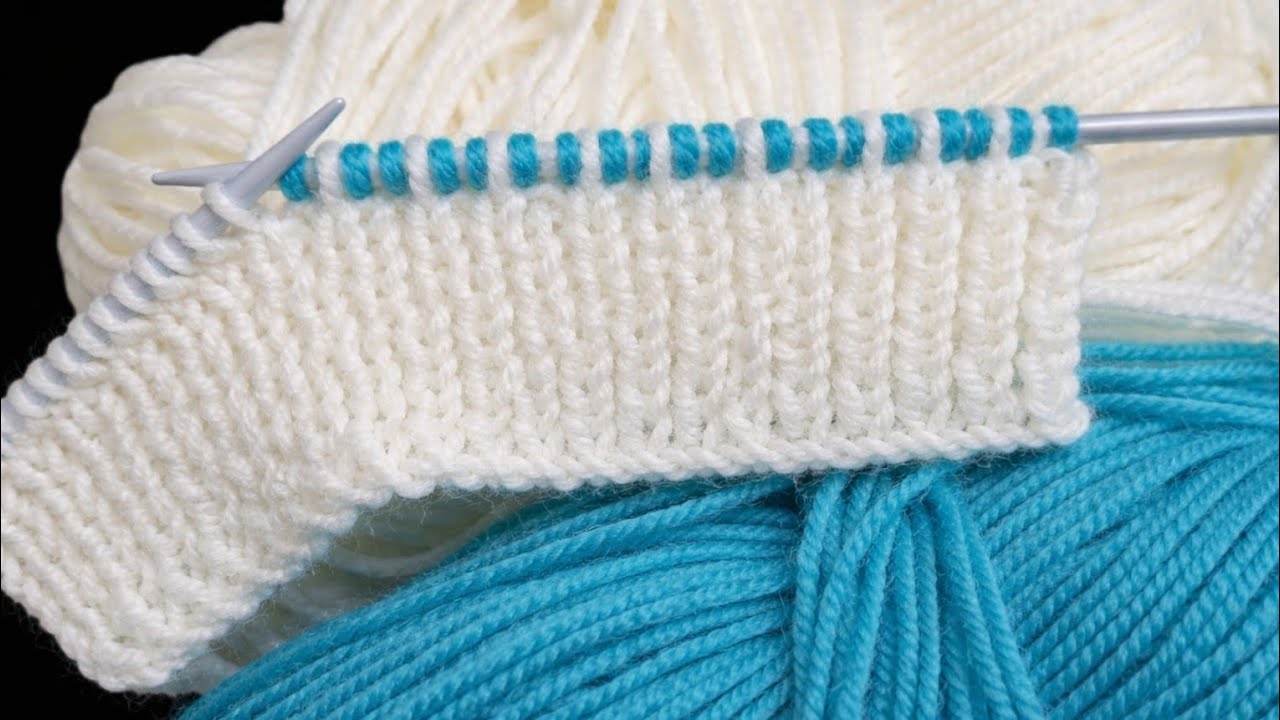 2 रंग का शानदार स्वेटर डिजाइन/Two ColourSweater Design/Double Colour knitting/Do Rang ka design