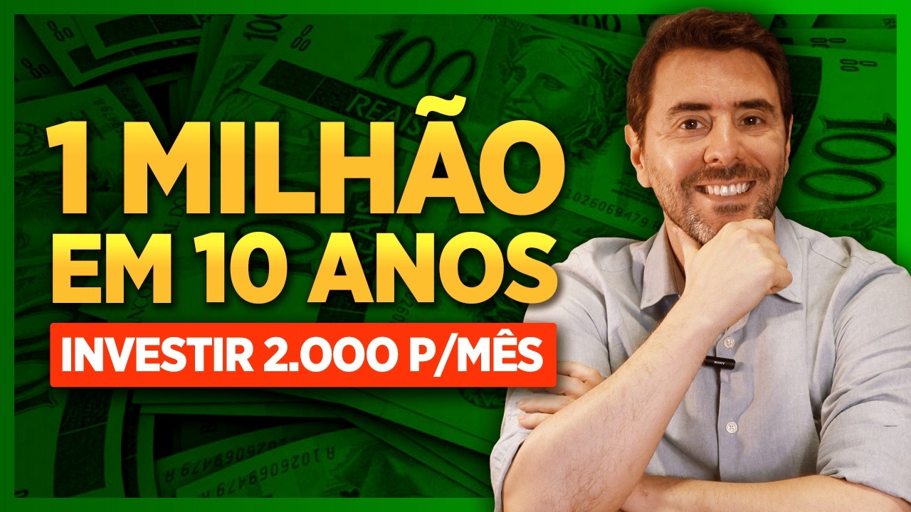 INVESTIR 2 MIL REAIS POR MÊS: como juntar 1 milhão de reais?