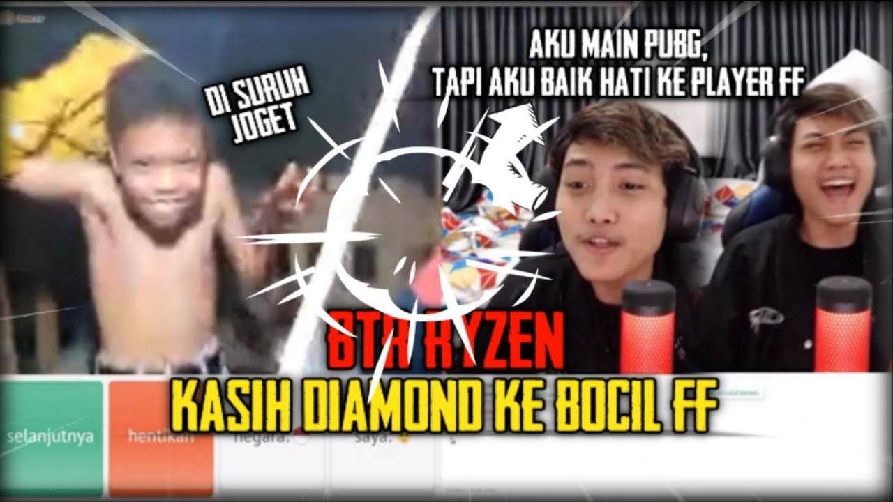 RYZEN KASIH DIAMOND KE BOCIL FF !!!