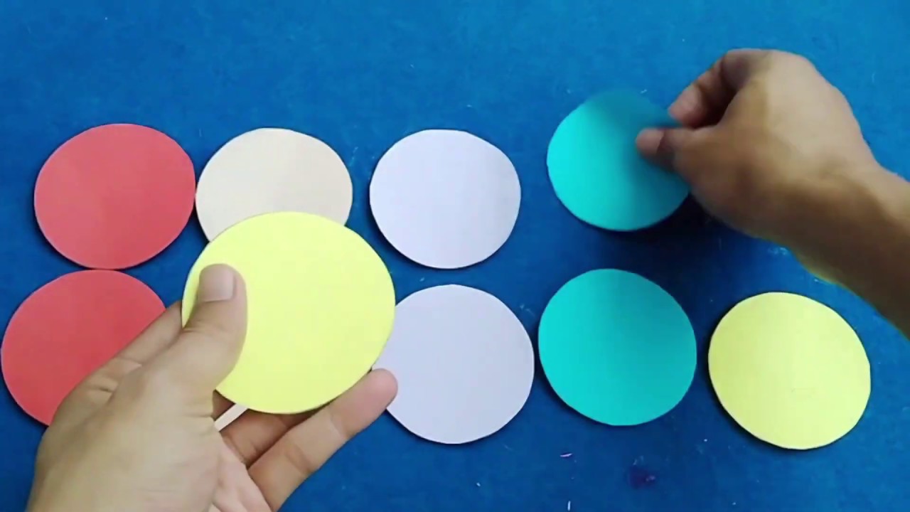 Kreatif ! Cara Membuat Bola Gantung Kertas Origami untuk Dekorasi Ruangan | Decoration Ball Paper