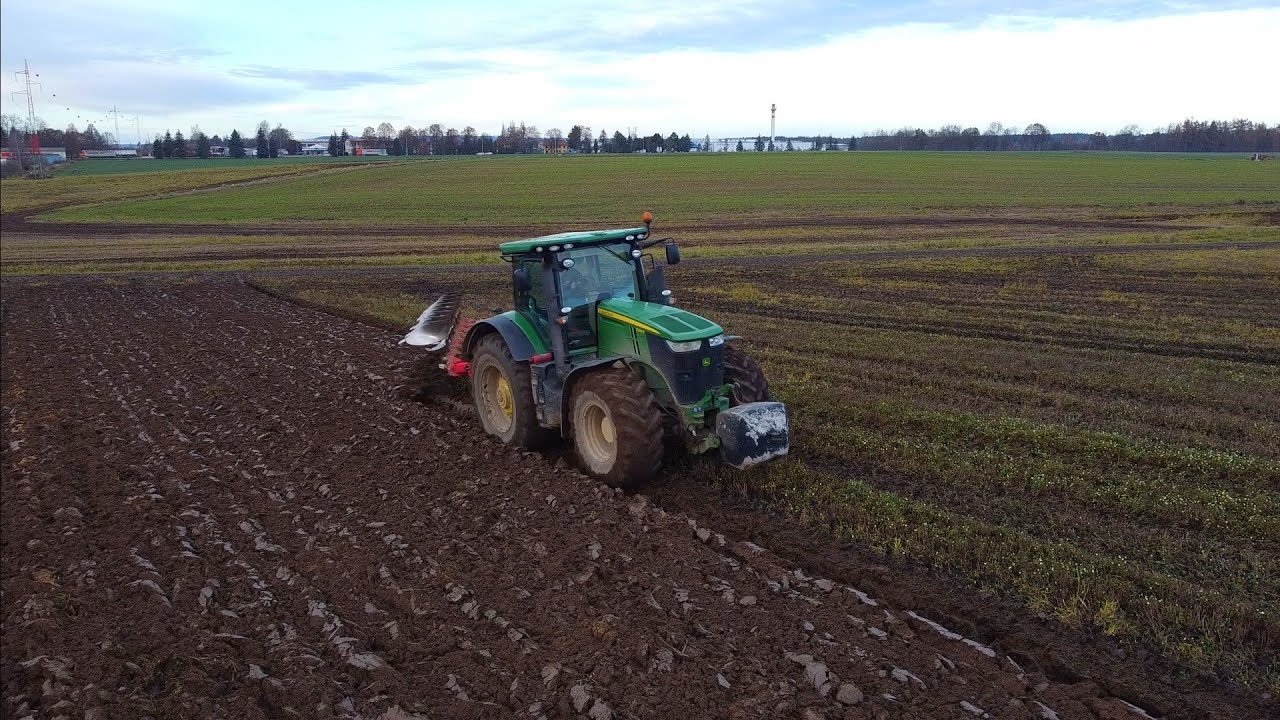 Orba/plowing 2023 - John Deere 7290R & Pöttinger SERVO T6000