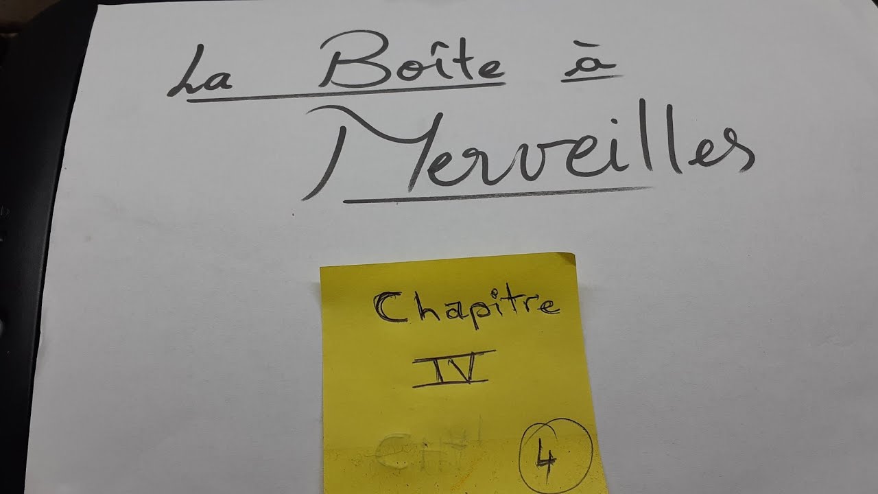 La boîte à merveilles chapitre 4 analyse et résumé