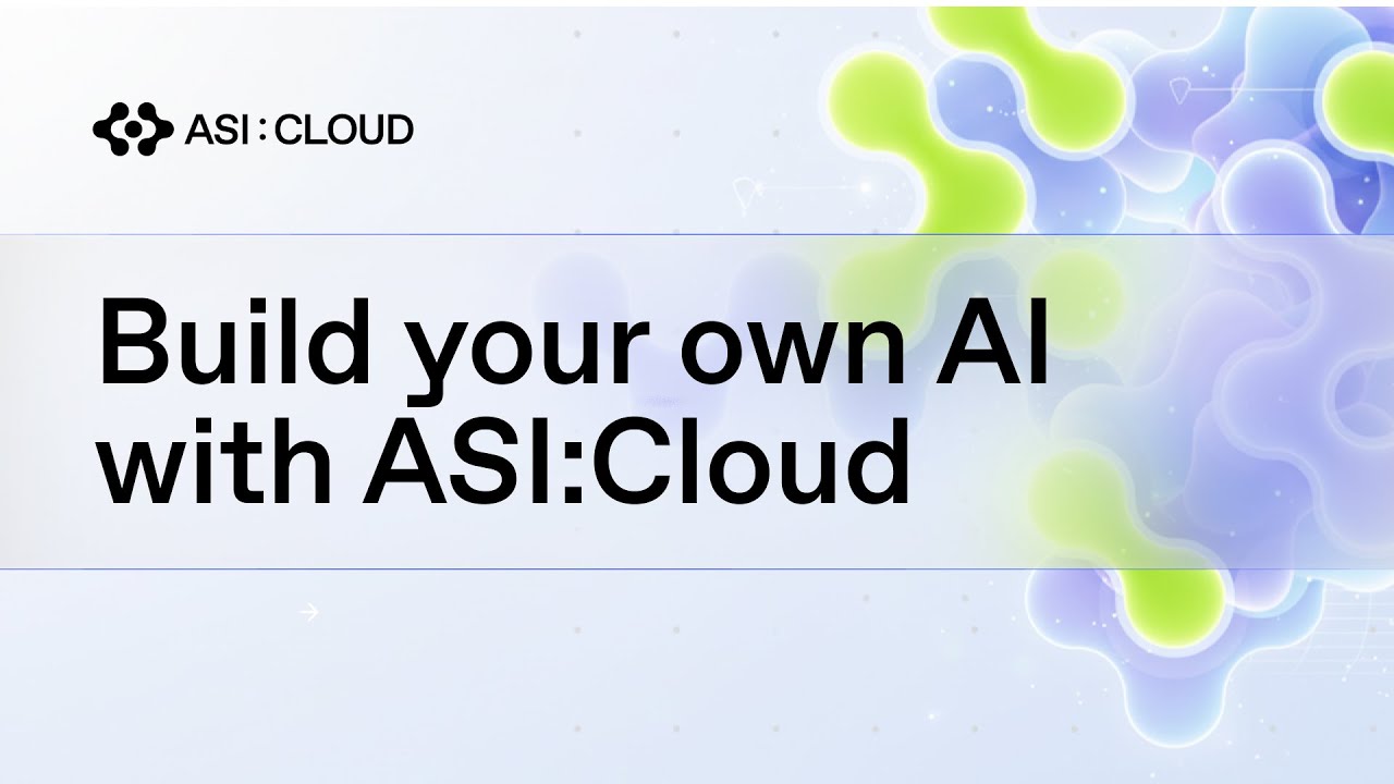 Build your own AI with ASI:Cloud using one OpenAI compatible API