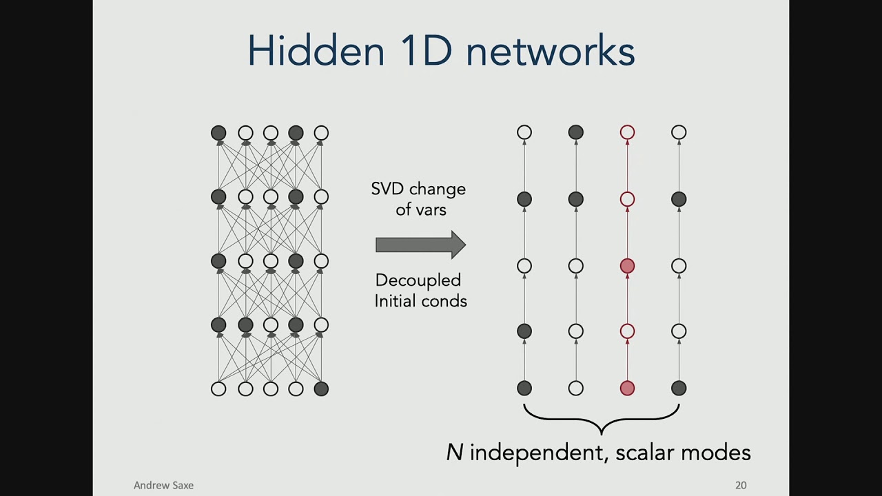 Training and generalization dynamics in simple deep networks