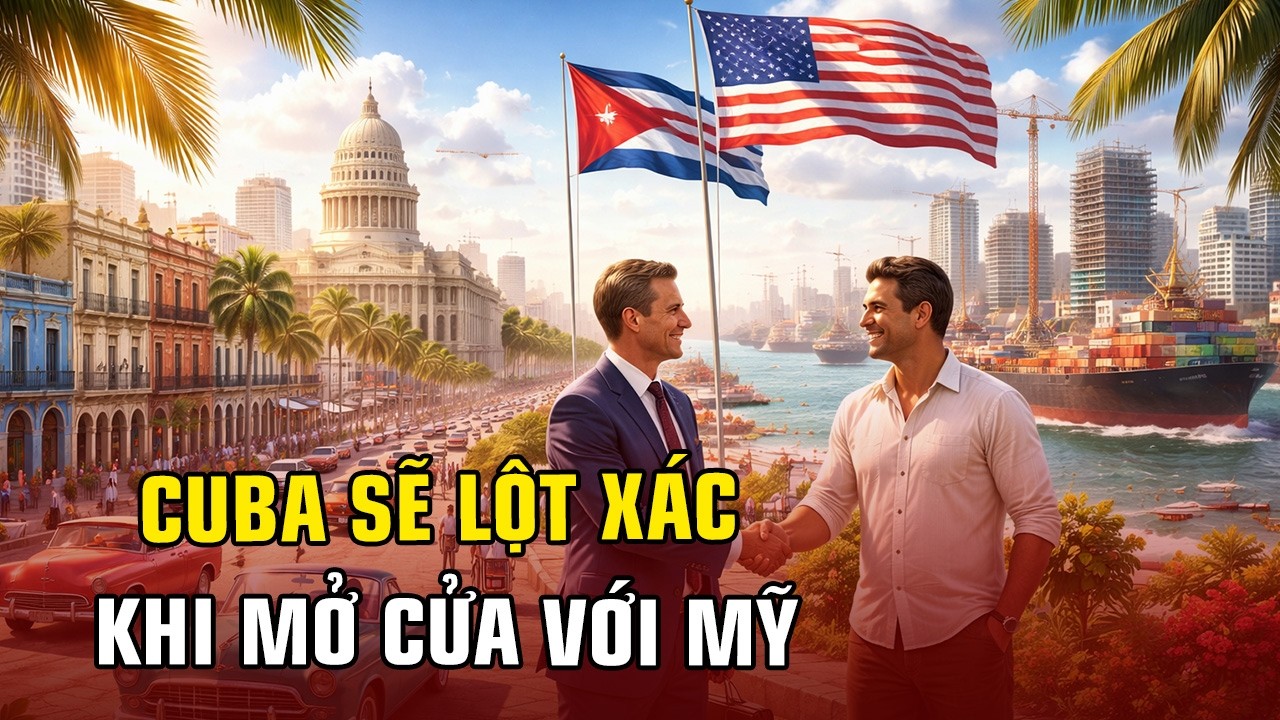 THỜI SỰ NÓNG: CUBA CÓ THỂ LỘT XÁC KINH TẾ NHƯ THẾ NÀO KHI BẮT TAY VỚI MỸ?