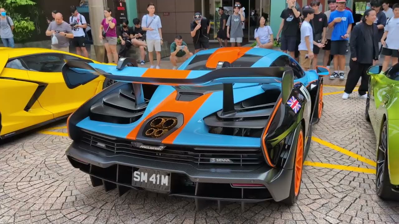 Purist Charity Drive! (1 of 20 Senna LM and Mando Pop singer JJ Lin!) | Supercar arrival and leaving
