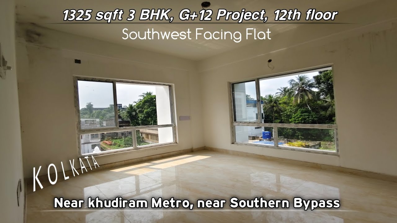 3 BHK flat for sale Near khudiram metro near Southern Bypass Kolkata 0 Brokerage #flatforsale