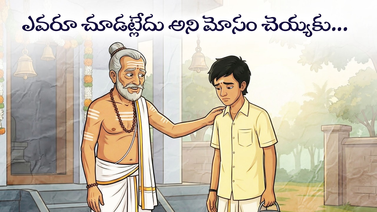 Don’t Cheat Others | Eye-Opening Short Moral Story Telugu