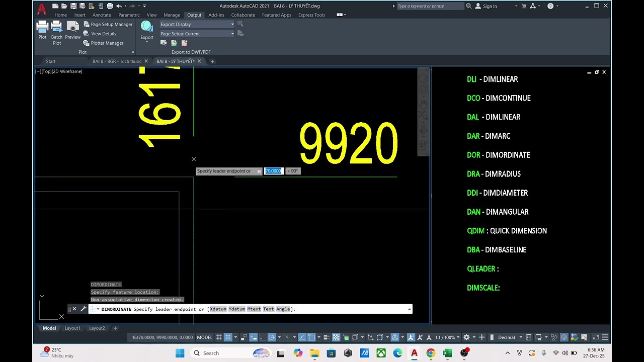 Làm chủ AutoCAD 2D | Bài 8: Hướng dẫn chi tiết ghi kích thước trong AutoCAD đúng tỷ lệ và chuẩn nhất