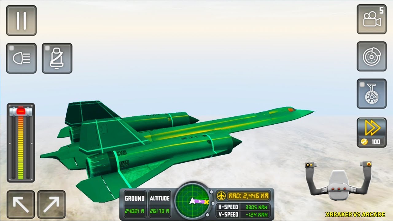 Flight Sim 2018 #63 - New Paint Supersonic Airplane Unlocked - Best Android Gameplay